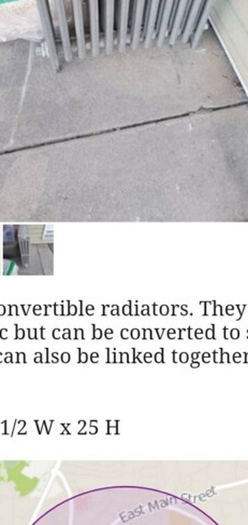 Convertible Radiator Brand New -Huntington