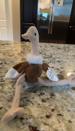 Ty beanie babies -stretchy the ostrich