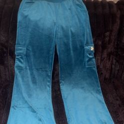 Blue Velvet Justice Pants 