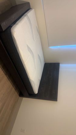 Living Spaces Queen Sized Bed & Mattress