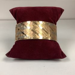 18K Gold Cuff Bracelet, 49.7 G