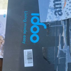 iDOO Queen Air Mattress with Built in Pump, 18 Raised Comfort Blow up Mattress, Upgraded Four Chamber Airbed, Inflatable Mattress for Guests and Home,
