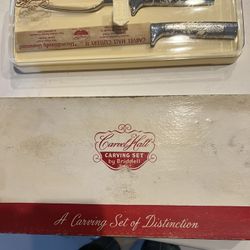 Vintage Carvel Hall Carving Set