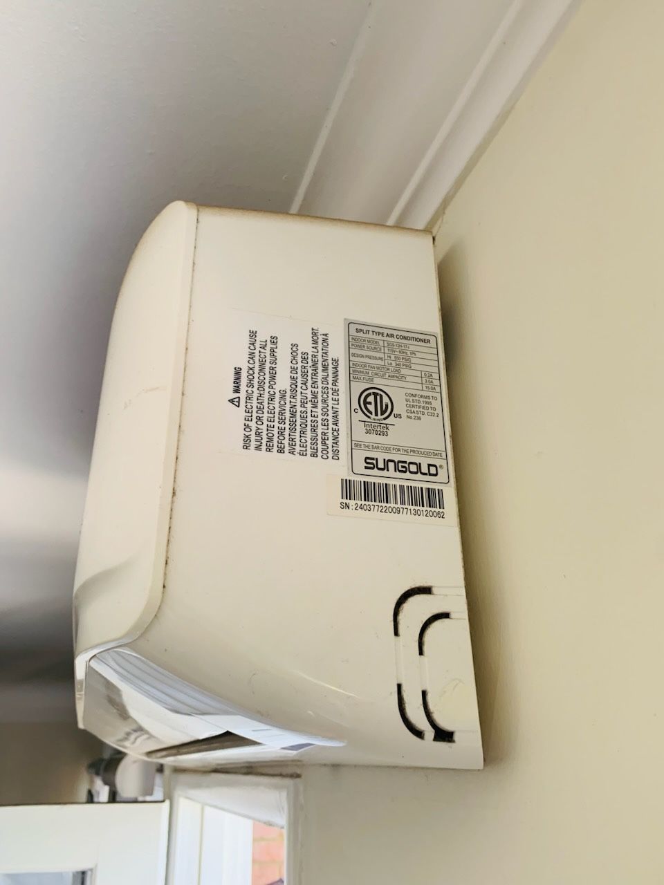 Send gold heater and air conditioner