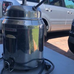 Hot Topping Warmer With Pump