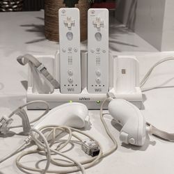 Wii Remotes And Charging Station