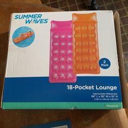 Pool Floaters 2 Pack New In Box 