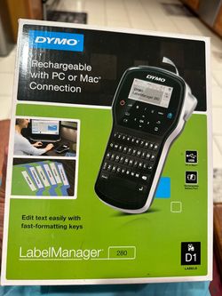 Dymo label manager 280 rechargeable battery like new