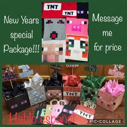 Minecraft party Decor