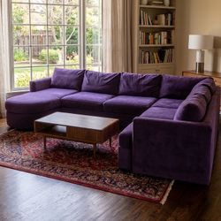 Purple Couch Good Condition Clean We Sell All The Time Delivery $40 Local
