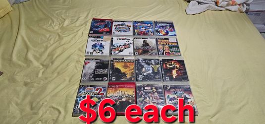 Sony PlayStation 3 ps3 games $6 each
