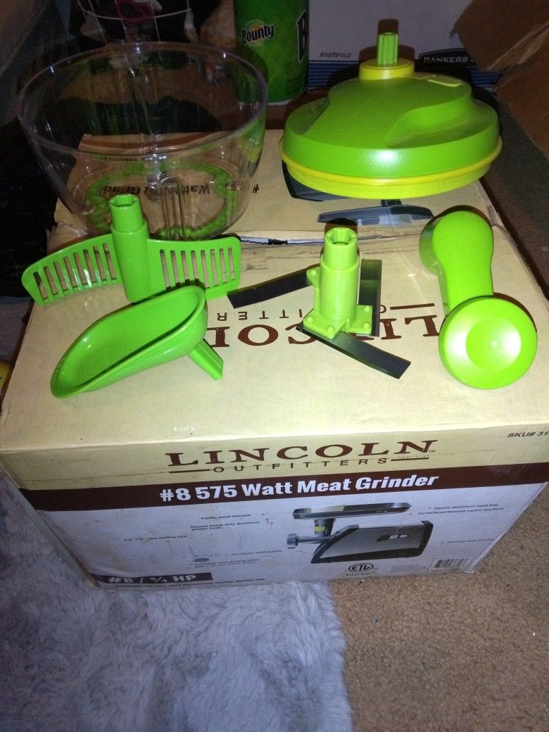 Lincoln Meat Processor And Grinder #8 & Tupperware Quick Chef Pro!!!