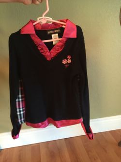 Girls skirt outfit. Emily West