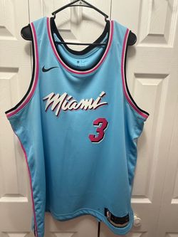 Dwyane Wade Miami Heat Nike City Edition Swingman Jersey Men's Miami Vice NBA #3