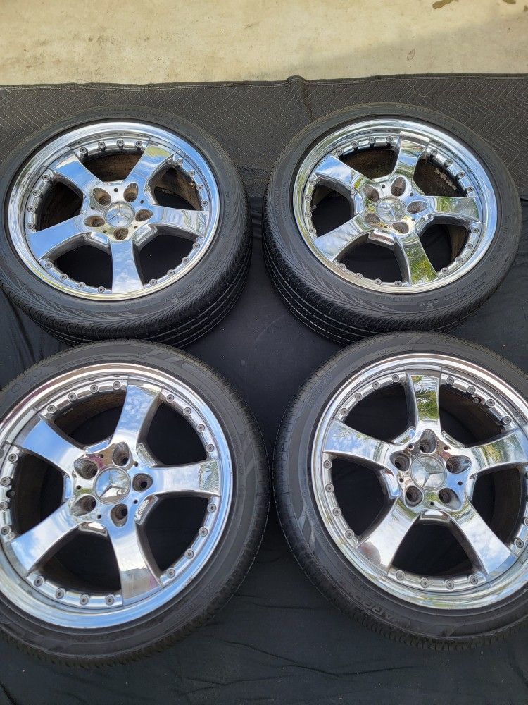 18x8.5J/18x9.5J Staggered Mercedes Benz Lorinser LM5 Wheels