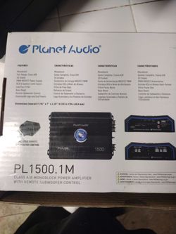 Planet audio pulse amplifier (PL 1500. 1M)