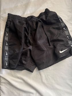 Nike Black Shorts with Logo Tape