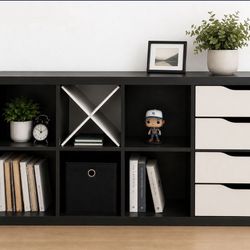 Modern Black Storage Unit / Credenza