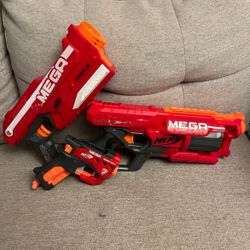 Nerf MEGA lot Mega Cycloneshock, Mega Magnus, Mega Bigshock