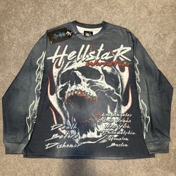 HELLSTAR BLACK LONG SLEEVE TEE XL