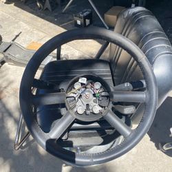 Jeep Jk Wrangler Steering Wheel Column With Key 