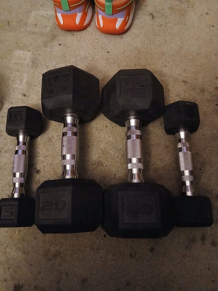 4 Dumbbells For Sale