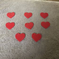 Red Heart Coin KeyChain