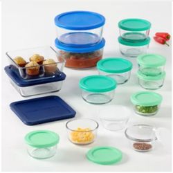 New Glass Containers Set 