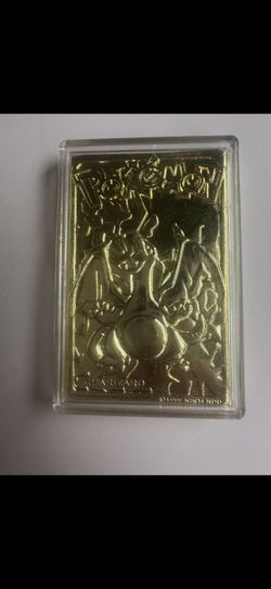 Gold Pokémon Charizard Card 1999