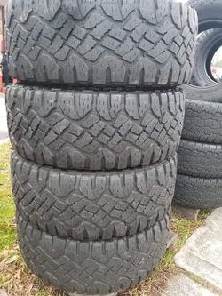 33  R15 LT SET OF 4 GOODYEAR WRANGLER DURATRAC M/T -- IN GREAT  CONDITIONS for Sale in Decatur, GA - OfferUp