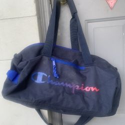 Navy Champion Duffle Bag