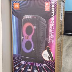 Jbl Partybox Club 120 Portable Wireless Party Speaker With Mic Bundle(Opened Box) 