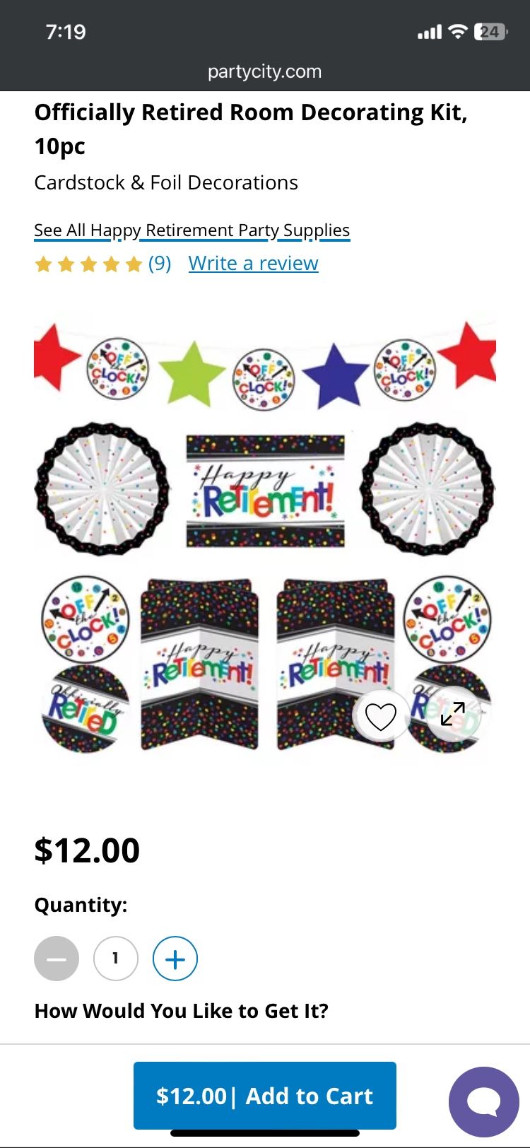 Retirement Party Supplies