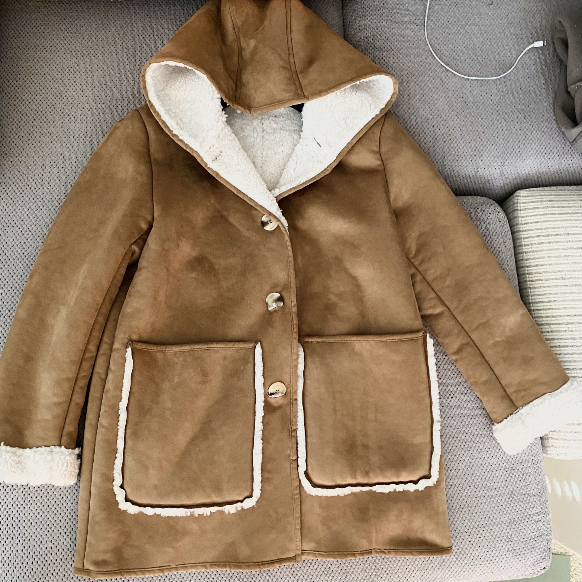 NEW Penny Lane Sherpa Pea Coat
