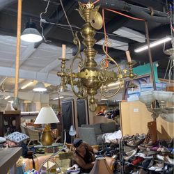 Vintage Lamp Gold 