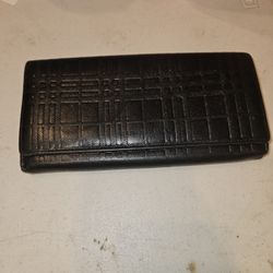 Burberry  Black Long Wallet