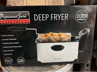 Professional Series 3-Liter Stainless Steel Deep Fryer
