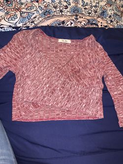 Long sleeve crop top