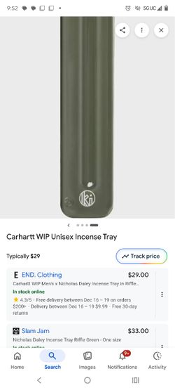 nicholas daley carhartt incense tray set