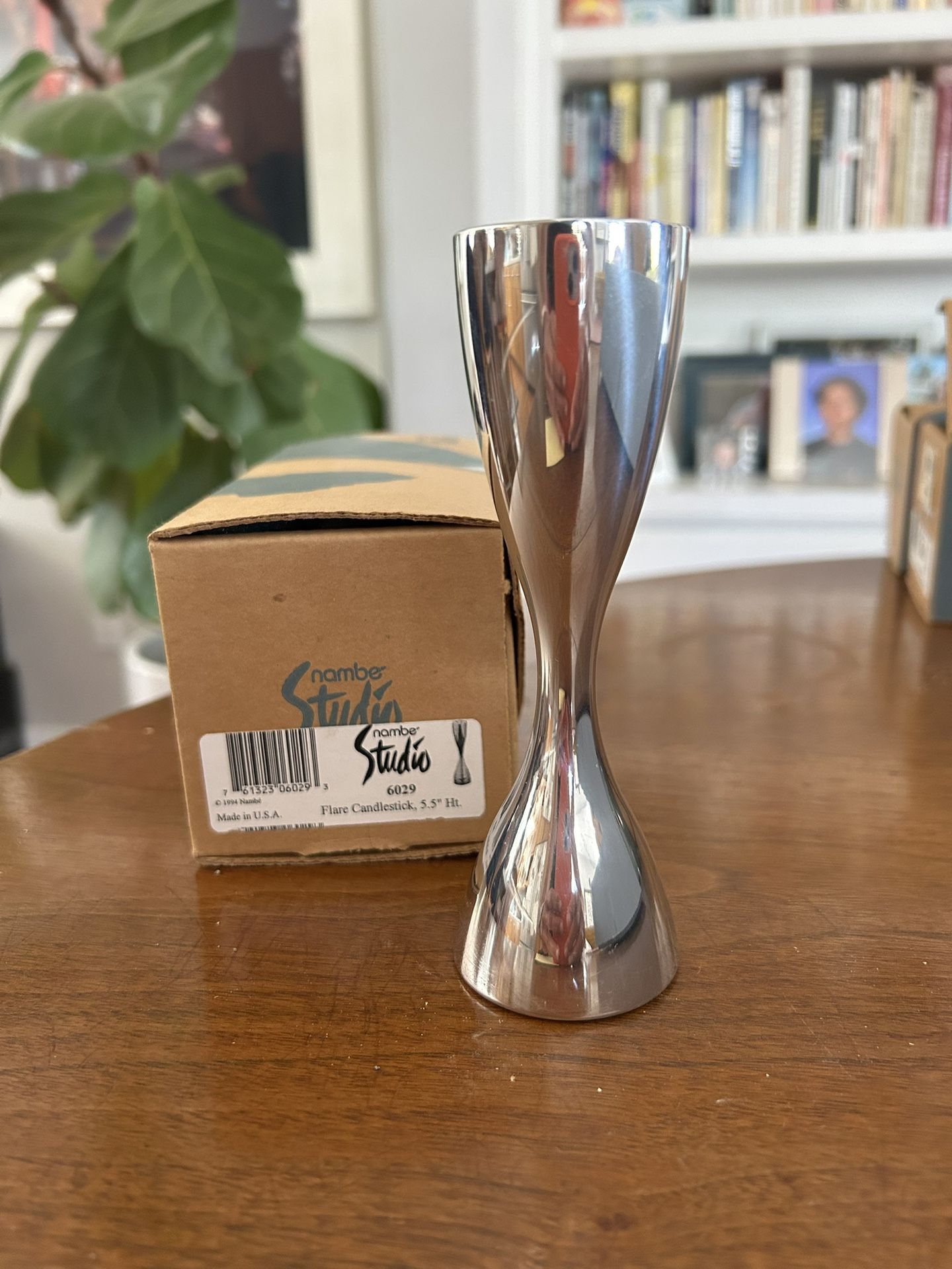 Modern Candlestick Nambe Studio