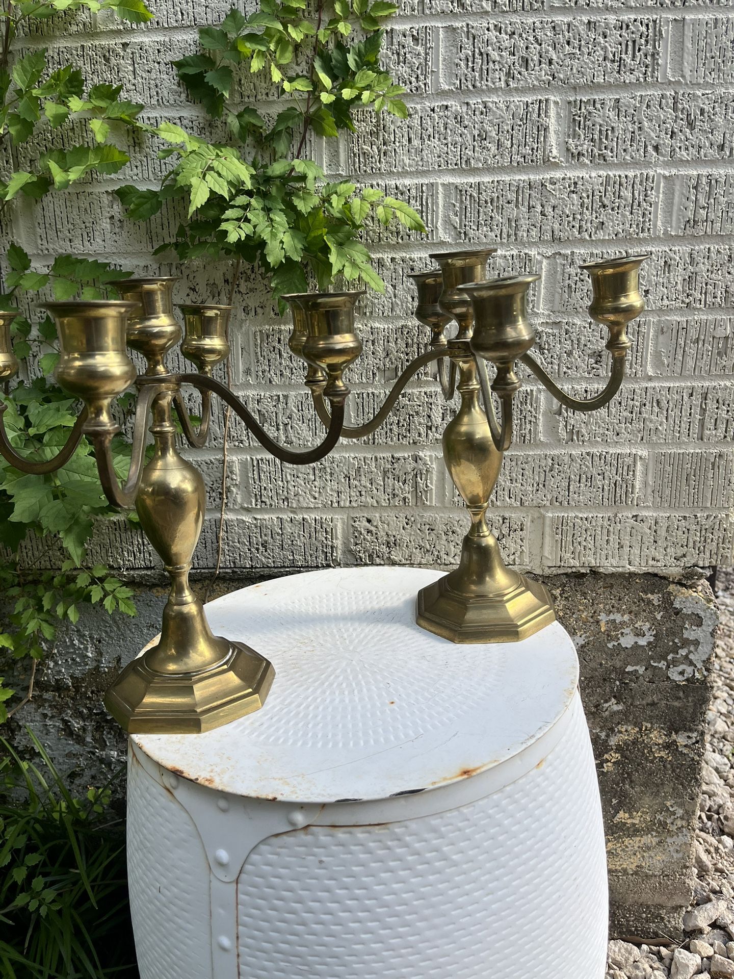 Brass Candelabras