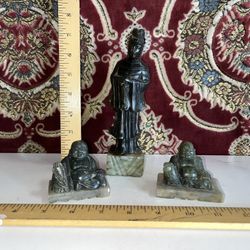 Vintage Chinese Carved Stone Figures