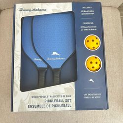 Tommy Bahamas Pickle Ball Set, Brand New.