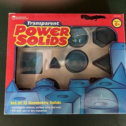 Learning Resources Transparent Power Solids
