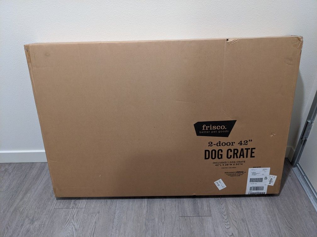 Dog Crate 2 doors 42"