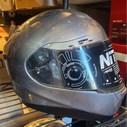 New Grey Dot Motorcycle Helmet $80 On Sale 