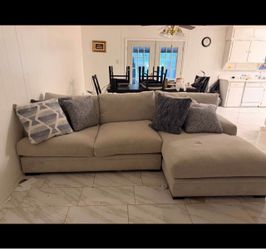 Sofa and table set