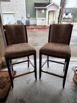 Bombay Company High Bar Chairs X 2