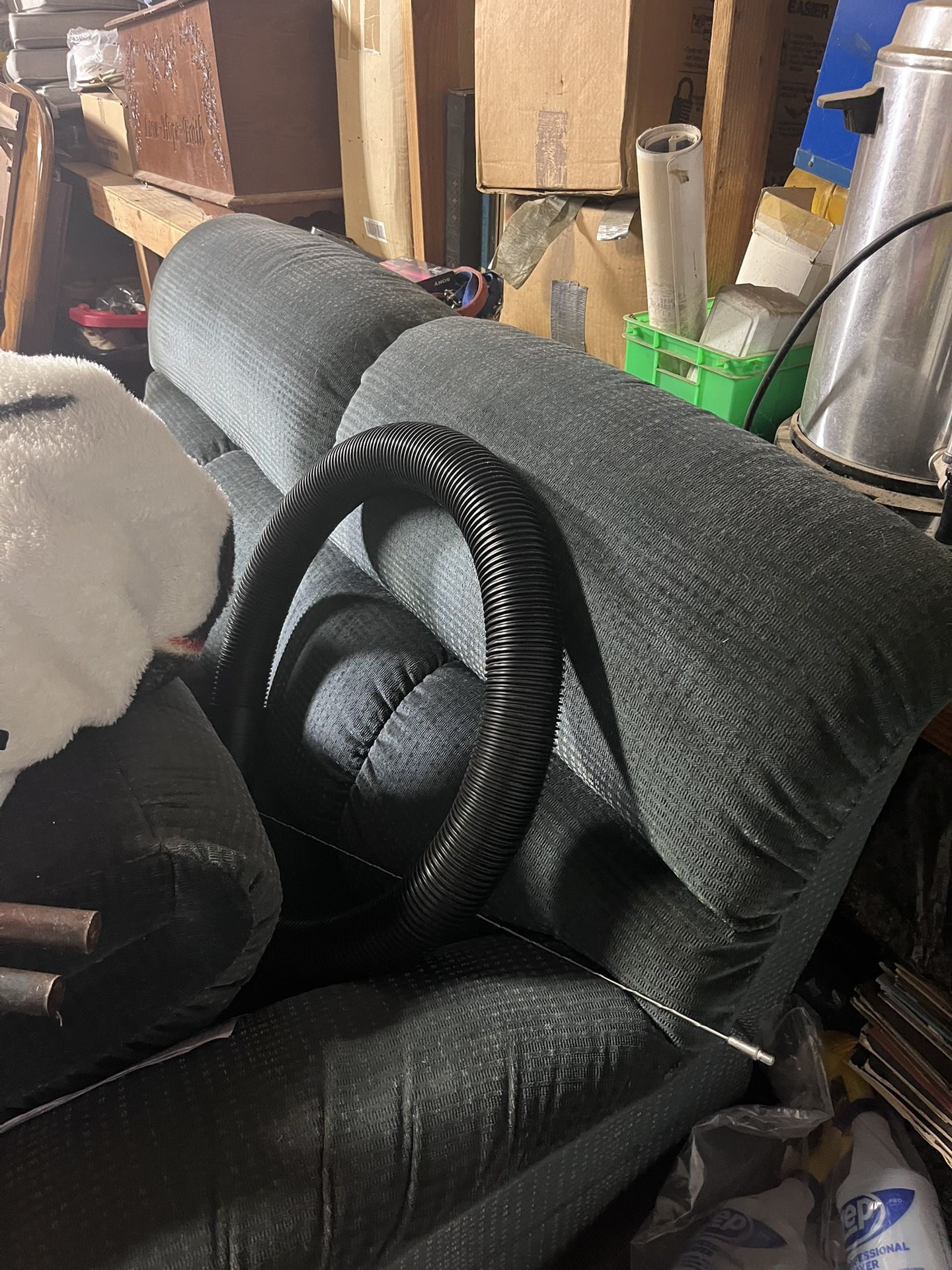 Twin Loveseat, Dual Recliner With middle cupholder wooden