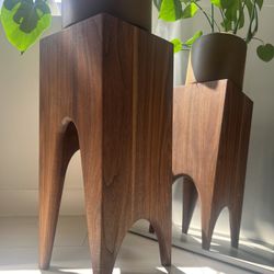 Walnut Plant Stand